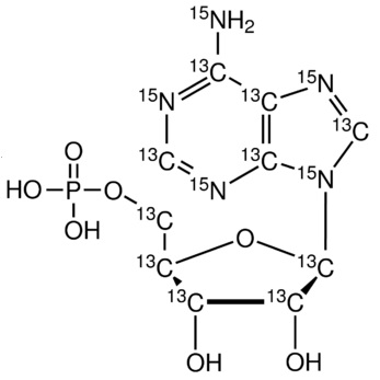 Adenosine 5’-monophosphate-<sup>13</sup>C<sub>10</sub>,<sup>15</sup>N<sub>5</sub> lithium salt