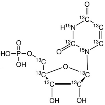Uridine 5’-monophosphate-<sup>13</sup>C<sub>9</sub>,<sup>15</sup>N<sub>2</sub> (Li<sub>2</sub> salt)