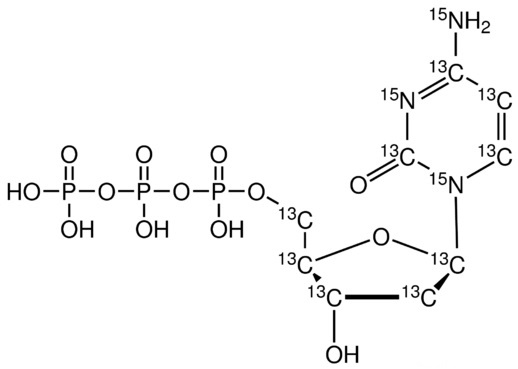 2’-Deoxycytidine 5’-triphosphate-<sup>13</sup>C<sub>9</sub>,<sup>15</sup>N<sub>3</sub> (Li<sub>2</sub> salt)
