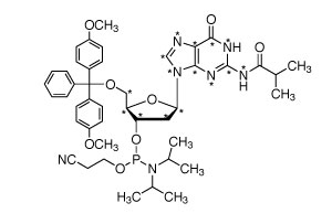 2’-Deoxyguanosine-<sup>13</sup>C<sub>10</sub>,<sup>15</sup>N<sub>5</sub>-Phosphoramidite