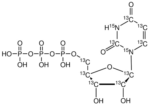 Uridine 5’-triphosphate-<sup>13</sup>C<sub>9</sub>,<sup>15</sup>N<sub>2</sub> (Li<sub>2</sub> salt)