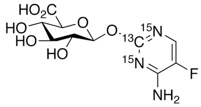 5-Fluoro cytosine-<sup>13</sup>C,<sup>15</sup>N<sub>2</sub> O-β-D-glucuronide
