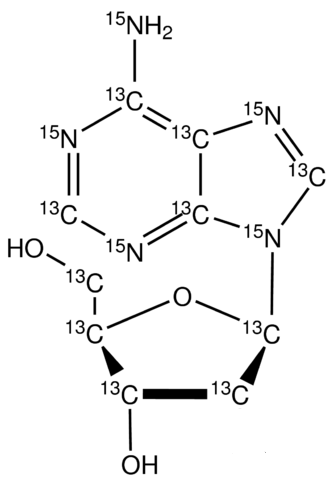 2’-Deoxyadenosine-<sup>13</sup>C<sub>10</sub>,<sup>15</sup>N<sub>5</sub>