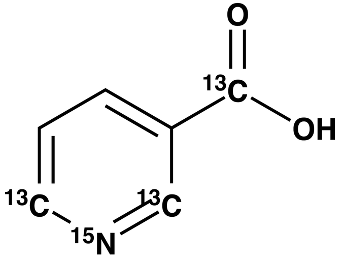 Nicotinic Acid-<sup>13</sup>C<sub>3</sub>, <sup>15</sup>N  