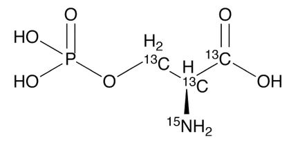 L-O-Phosphoserine-<sup>13</sup>C<sub>3</sub>,<sup>15</sup>N