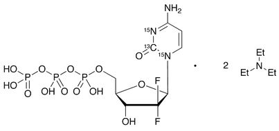 Gemcitabine triphosphate-<sup>13</sup>C,<sup>15</sup>N<sub>2</sub> di(triethylamine) salt