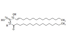 C16-Ceramide-<sup>13</sup>C<sub>3</sub>,15N