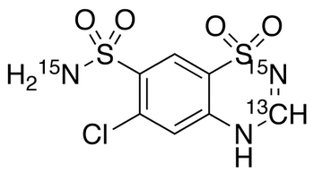 Chlorothiazide-<sup>13</sup>C,<sup>15</sup>N<sub>2</sub>