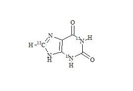 Hypoxanthine-13C-15N2