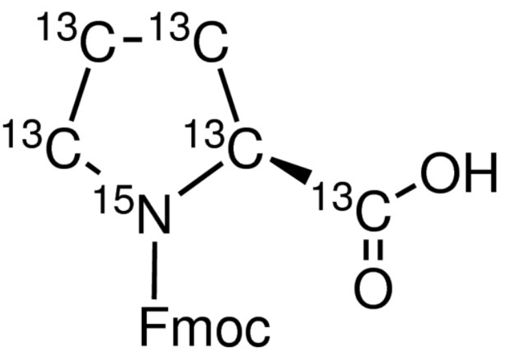 L-Proline-UL-<sup>13</sup>C<sub>5</sub>, <sup>15</sup>N-N-FMOC