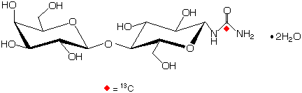 Lactose Ureide-<sup>13</sup>C hydrate