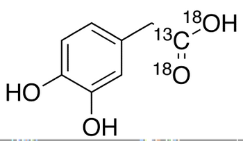 3,4-Dihydroxyphenylacetic Acid-<sup>13</sup>C,<sup>18</sup>O<sub>2</sub>