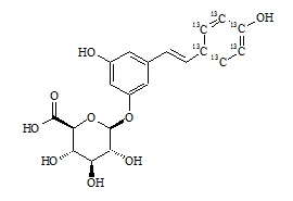 Resveratrol-13C6-3-O--D-Glucuronide