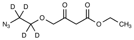 Ethyl (2-Azidoethoxy-d<sub>4</sub>)acetoacetate