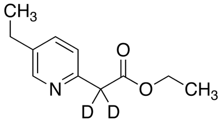 Ethyl (5-Ethyl-2-pyridinyl)-1,1-d<sub>2</sub>-acetate
