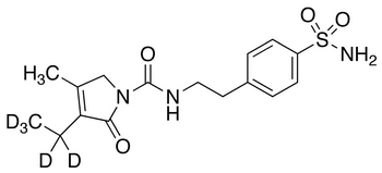 4-[2-[(3-Ethyl-d<sub>5</sub>-4-methyl-2-oxo-3-pyrrolin-1-yl)carboxamido]ethyl]benzenesulfonamide