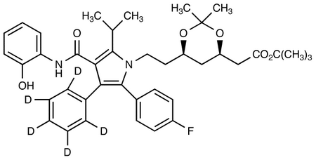 (6-[2-[2-(4-Fluoro-phenyl)-4-(2-hydroxy-phenylcarbamoyl)-5-isopropyl-3-phenyl-d<sub>5</sub>-pyrrol-1-yl]-ethyl]-2,2-dimethyl-[1,3]-dioxane-4-yl)-acetic Acid, ter