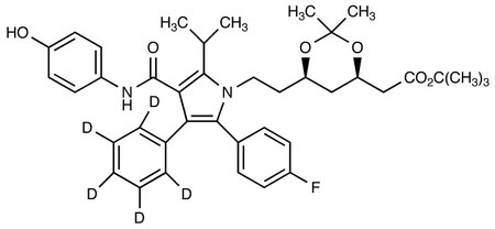(6-[2-[2-(4-Fluoro-phenyl)-4-(4-hydroxy-phenylcarbamoyl)-5-isopropyl-3-phenyl-d<sub>5</sub>-pyrrol-1-yl]-ethyl]-2,2-dimethyl-[1,3]-dioxane-4-yl)-acetic Acid, ter