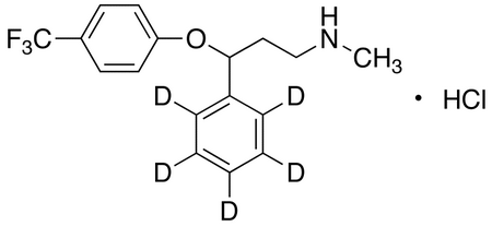 (+/-)-Fluoxetine-d<sub>5</sub> hydrochloride