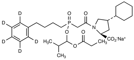 Fosinopril-phenyl-d<sub>5</sub> Sodium Salt