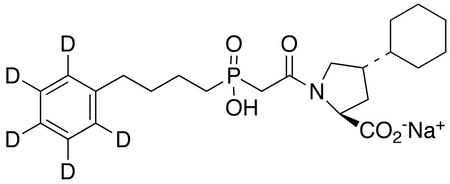 Fosinoprilat-phenyl-d<sub>5</sub> Sodium Salt