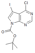 4-Chloro-5-iodo-pyrrolo[2-3-d]pyriMidine-7-carboxylic acid tert-butyl ester