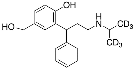 rac 5-Hydroxymethyl Desisopropyl Tolterodine-d<sub>6</sub>