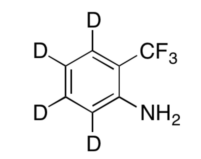 2-Trifluoromethylaminobenzene-3,4,5,6-d<sub>4</sub>