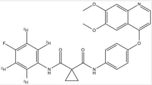 Cabozantinib-fluorophenyl-d<sub>4</sub>