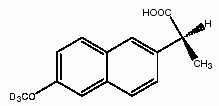 6-Methoxy-d<sub>3</sub>-2-naphthaleneacetic Acid