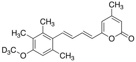 6-[(1E, 3E)-4-(4-Methoxy-2,3,6-trimethylphenyl-d<sub>3</sub>)-2-methyl-1,3-butadien-1-yl]-4-methyl-2H-pyran-2-one