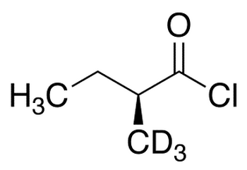 (S)-2-Methyl-d<sub>3</sub>-butanoyl Chloride