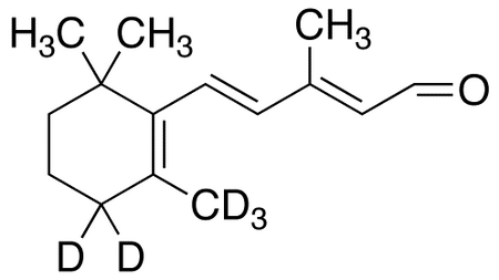 3-Methyl-5-[2,6,6-trimethyl-1-(cyclohexen-d<sub>5</sub>)-1-yl]-penta-2,4-dienal