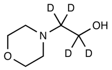 4-Morpholineethanol-d<sub>4</sub>