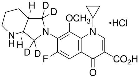 rac cisMoxifloxacin-d<sub>4</sub> HCl