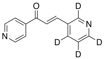 3-(3-Pyridinyl)-1-(4-pyridinyl)-2-propene-1-one-d<sub>4</sub>