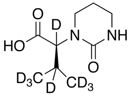 (S)-Tetrahydro-α-(1-methylethyl)-2-oxo-1(2H)-pyrimidine-acetic Acid-d<sub>8</sub>