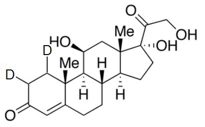 Cortisol-1,2-d<sub>2</sub>