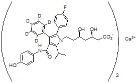 4-Hydroxy atorvastatin-(phenyl-d<sub>5</sub>) calcium salt