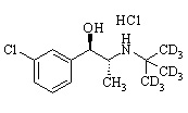 R,R-threo HydroxyBupropion-d<sub>9</sub>  HCl
