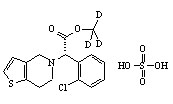 Clopidogrel-d<sub>3</sub> Hydrogen Sulfate