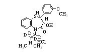 Desacetyl Diltiazem-d<sub>4</sub> HCl