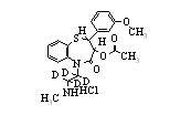 Desmethyl Diltiazem-d<sub>4</sub> HCl