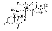 Fluticasone propionate-d<sub>5</sub>