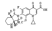 Moxifloxacin-d<sub>4</sub> hydrochloride