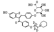 Raloxifene-d<sub>4</sub>-4’-glucuronide