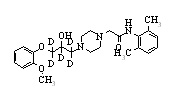 Ranolazine-d<sub>5</sub>