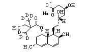 Simvastatin hydroxyl acid sodium salt-d<sub>6</sub>