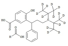 5-Carboxy tolterodine-d<sub>14</sub> formate