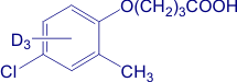 4-(4-Chloro-2-methylphenoxy-3,5,6-d<sub>3</sub>)butyric Acid